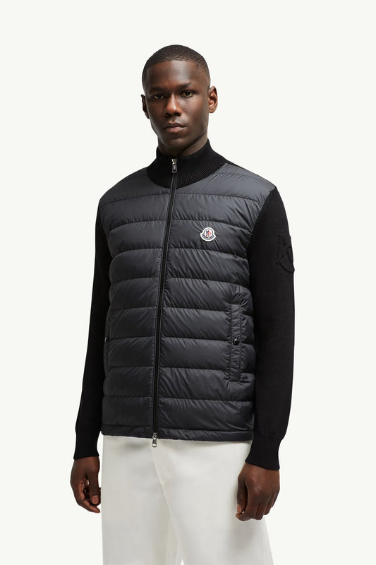 Moncler | Padded Cotton Zip-Up Cardigan