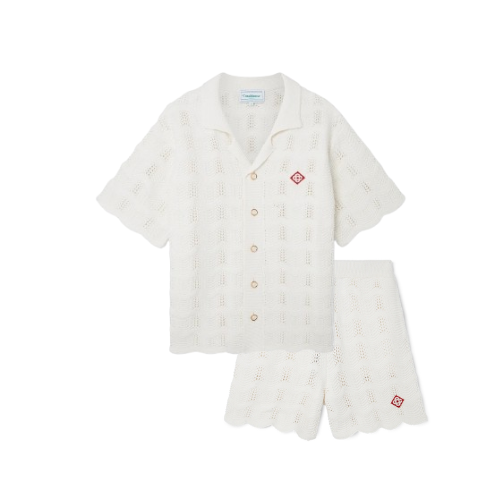 Casablanca Paris | Ensemble Tricot White