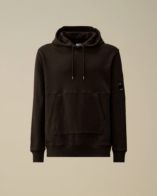 C.P Company | DIAGONAL RAISED FLEECE HOODED LENS SWEATSHIRT