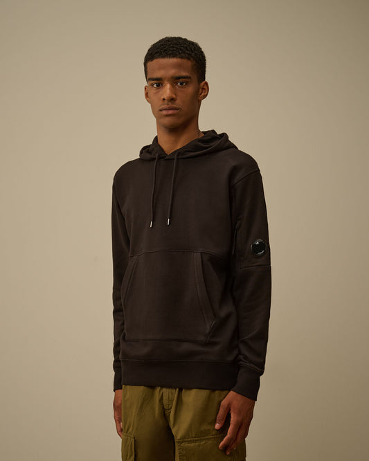 C.P Company | DIAGONAL RAISED FLEECE HOODED LENS SWEATSHIRT