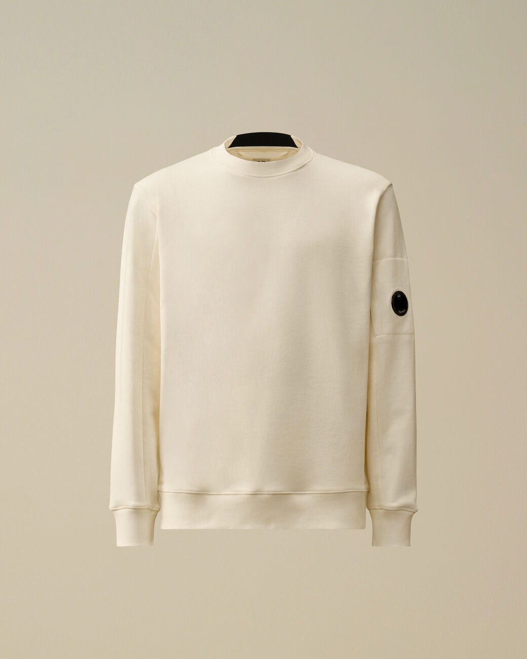 C.P Company | Diagonal Raised Fleece Crewneck Lens Sweatshirt